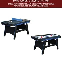 Hathaway Bandit 5-Ft Multigame Table Black