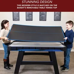 Hathaway Bandit 5-Ft Multigame Table Black
