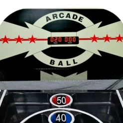 Hathaway Boardwalk 8-ft Arcade Ball Table Oak with LED Lighting