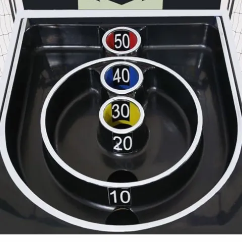 Hathaway Boardwalk 8-ft Arcade Ball Table Oak with LED Lighting