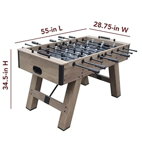 Hathaway Braxton 55-in Competition Foosball Table Barnwood