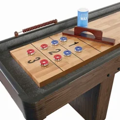 Hathaway Challenger 12-Ft Shuffleboard Table Walnut