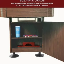 Hathaway Challenger Shuffleboard Table Walnut