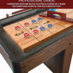 Hathaway Challenger Shuffleboard Table Walnut