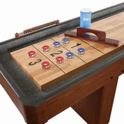 Hathaway Challenger Shuffleboard Table Dark Cherry Finish