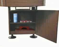 Hathaway Challenger Shuffleboard Table Walnut Finish