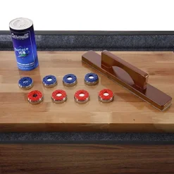 Hathaway Challenger Shuffleboard Table Walnut Finish