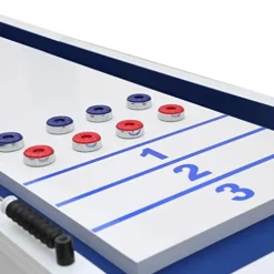 Hathaway Crestline 12-Ft Shuffleboard Table White