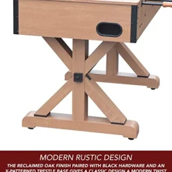 Hathaway Daulton Competition Foosball Table Oak/Black