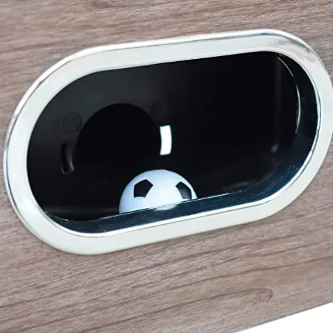 Hathaway Driftwood 56-in Premium Competition Foosball Table Driftwood/Green