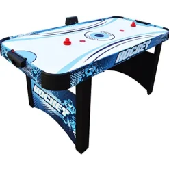 Hathaway Enforcer 5.5-ft Air Hockey Table with Electronic Scoring Blue/White