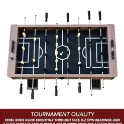 Hathaway Excalibur 54-in Competition Foosball Table Driftwood