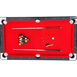 Hathaway Fairmont Portable 6-Ft Pool & Billiard Table Red