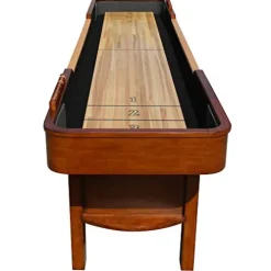 Hathaway 12-ft Shuffleboard Table Walnut