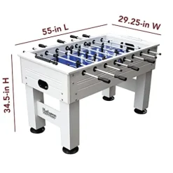 Hathaway Highlander 55-in Outdoor Foosball Table White