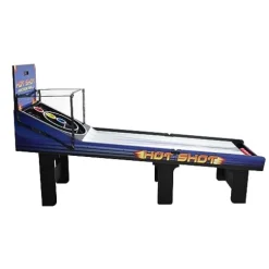 Hathaway Hot Shot Arcade Ball Roll and Score Machine Table Blue