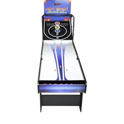Hathaway Hot Shot Arcade Ball Roll and Score Machine Table Blue