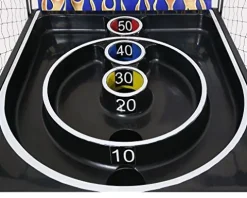 Hathaway Hot Shot Arcade Ball Roll and Score Machine Table Blue