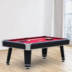 Hathaway Jupiter 7-ft Pool Table Black