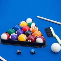 Hathaway Maverick II 7-Foot Pool and Table Tennis Multi Game Black