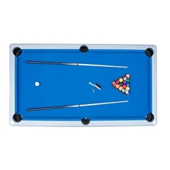 Hathaway Maverick II 7-Foot Pool and Table Tennis Multi Game Black