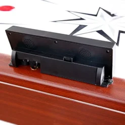 Hathaway Midtown 6′ Air Hockey Family Game Table Cherry Wood