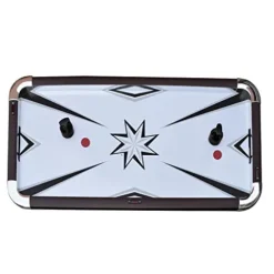 Hathaway Midtown II 6-ft Air Hockey Family Game Table Dark Cherry Wood