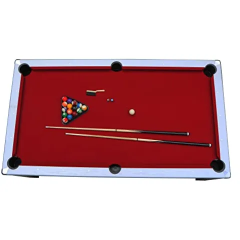 Hathaway Mirage 88-in Pool Table Black/Red