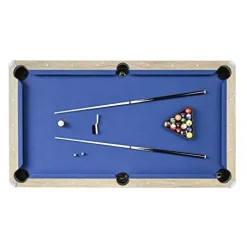 Hathaway Newport 7-ft Pool Table Combo Set with Benches Rustic Gray