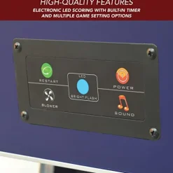 Hathaway Phantom II 7.5-ft Air Hockey Game Table Blue/White/Silver