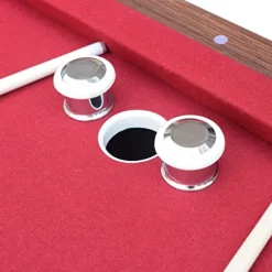 Hathaway Renegade II 54-in Bumper Pool Table Walnut / Red