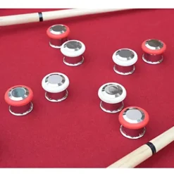 Hathaway Renegade II 54-in Bumper Pool Table Walnut / Red