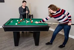 Hathaway Renegade 54-In Slate Bumper Pool Table Black/Green