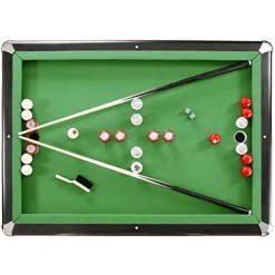 Hathaway Renegade 54-In Slate Bumper Pool Table Black/Green