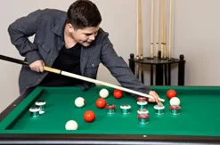 Hathaway Renegade 54-In Slate Bumper Pool Table Black/Green