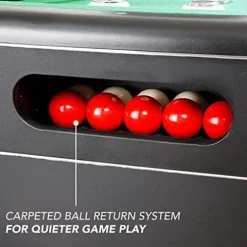 Hathaway Renegade 54-In Slate Bumper Pool Table Black/Green