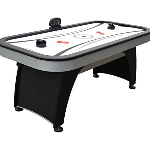 Hathaway Silverstreak Air Hockey Game Table Black