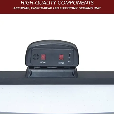 Hathaway Silverstreak Air Hockey Game Table Black