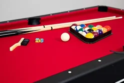 Hathaway Spartan 6-ft Pool Table with Table Tennis Top Black