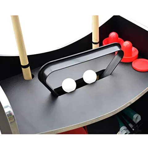 Hathaway Triple Threat 6-ft 3-in-1 Multi Game Table Black