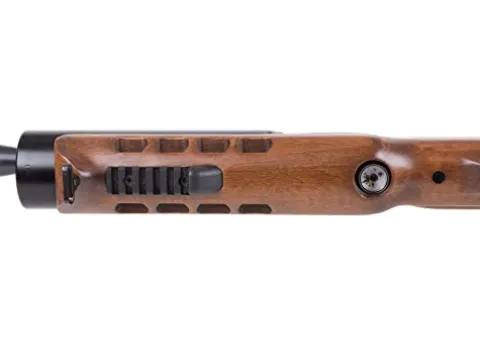 Hatsan AirMax .22 Cal Air Rifle Bundle with 250ct Pellets and 100 Paper Targets Black