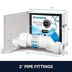 Hayward W3AQ-TROL-RJ-TL AquaTrol Salt Chlorination System White