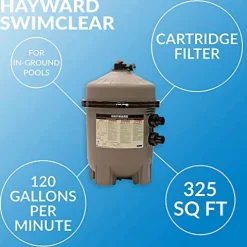 Hayward W3C3030 SwimClear Cartridge Pool Filter Gray