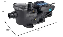 Hayward W3SP3206VSP TriStar VS Variable-Speed Pool Pump Black