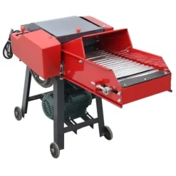 HayWHNKN Chaff Cutter Straw Corn Pulverizer Machine Red