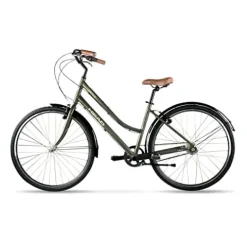 Head Groove Belt Drive Comfort Hybrid Bike Green
