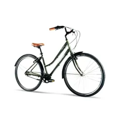 Head Groove Belt Drive Comfort Hybrid Bike Green