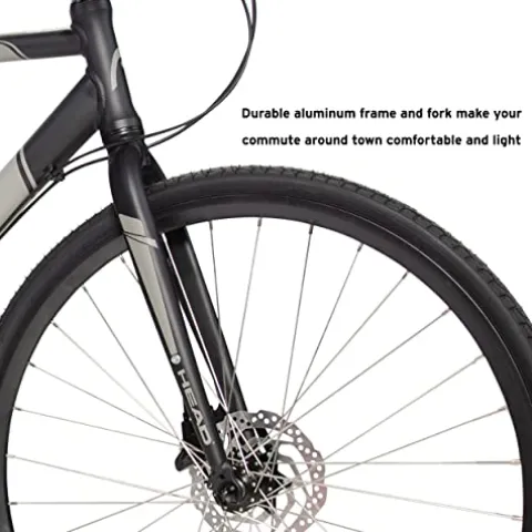 HEAD Head UR Fast 700c Belt Drive Urban Commuter Bike Black
