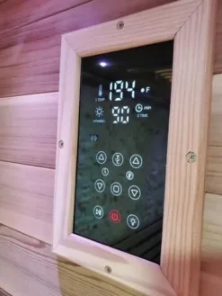 HEALTH AND MED.COM Canadian Red Cedar Wood Indoor Swedish Steam Sauna Wood