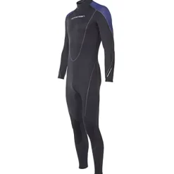 Henderson Man 7mm Thermoprene Jumpsuit (Back Zip) Scuba Diving Wetsuit Black/Blue XXXLarge